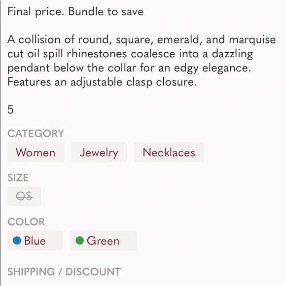 🆕Wish Upon a ROCK STAR - Multi Necklace and Earrings Set - Picture 6 of 6